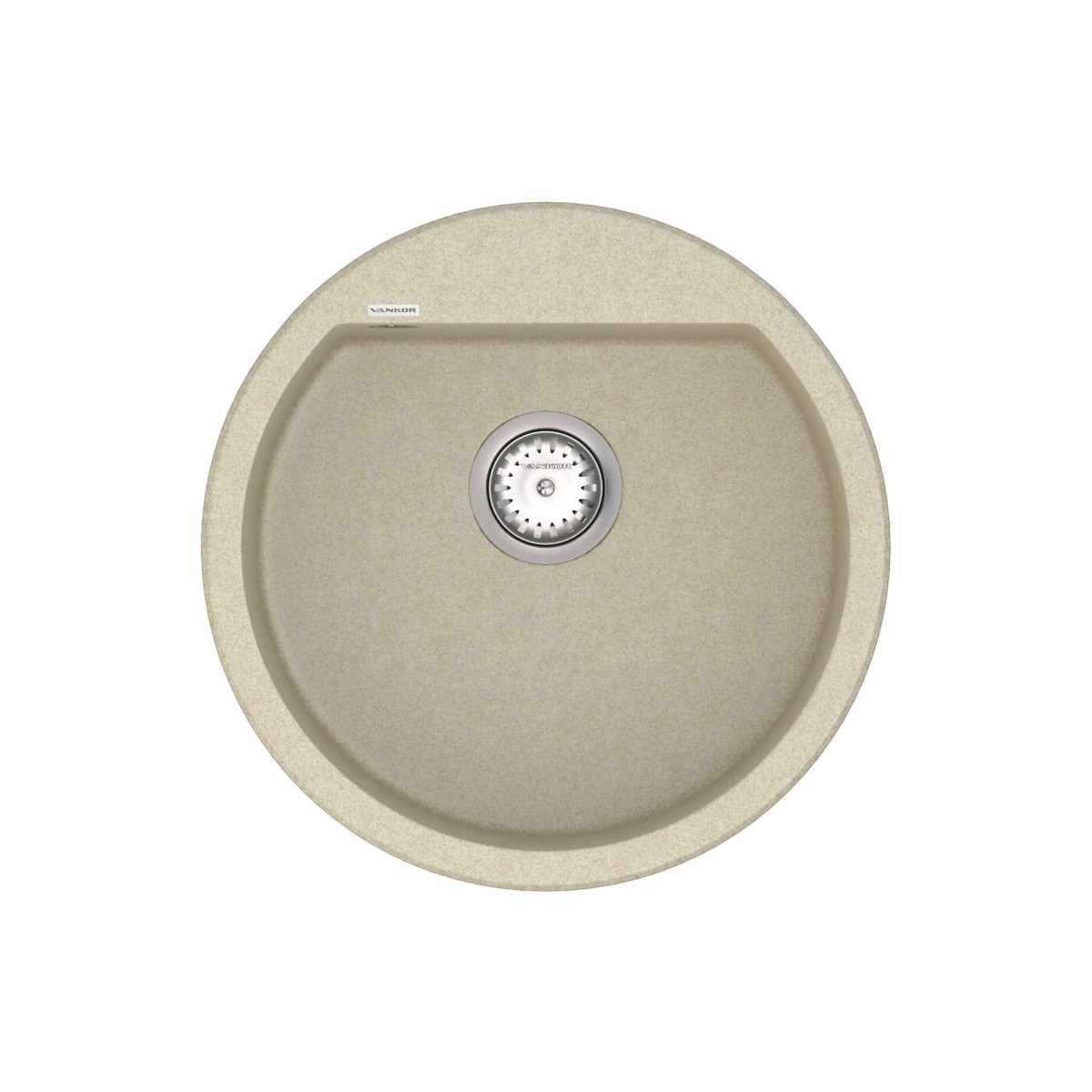 Keuken spoelbak VANKOR Tera TMR 01.50 Beige + sifon VANKOR