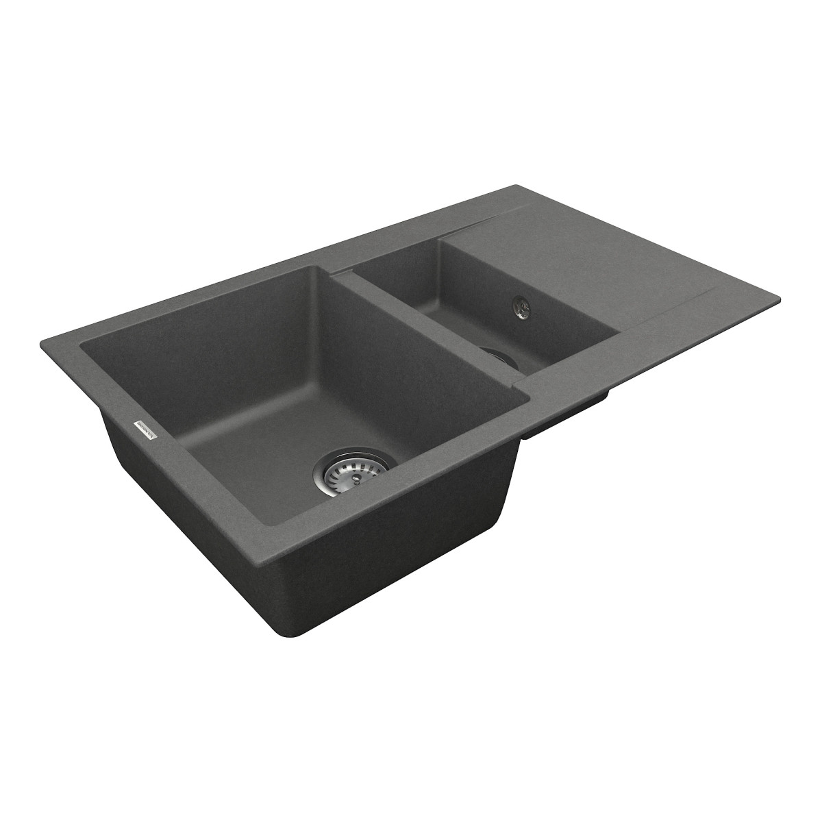 Keuken spoelbak VANKOR Orman OMP 04.80 Grijs + sifon VANKOR