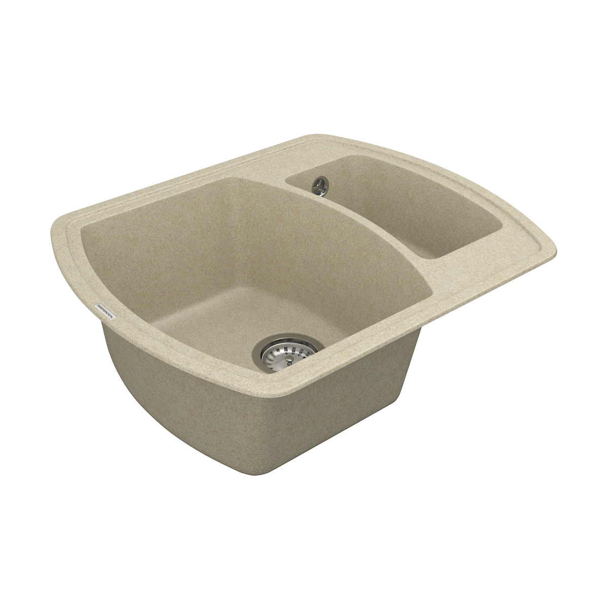 Keuken spoelbak VANKOR Norton NMP 03.63 Beige + sifon VANKOR
