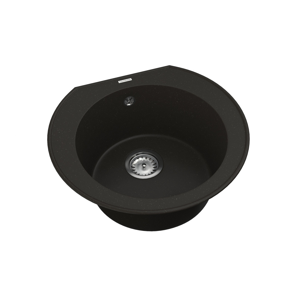 Keuken spoelbak VANKOR Kres KMR 01.52 zwart + sifon VANKOR