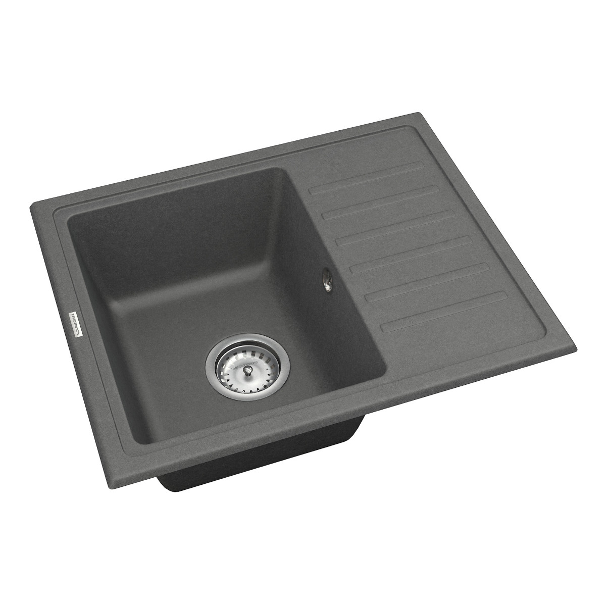 Keuken spoelbak VANKOR Lira LMP 02.55 Grijs + sifon VANKOR