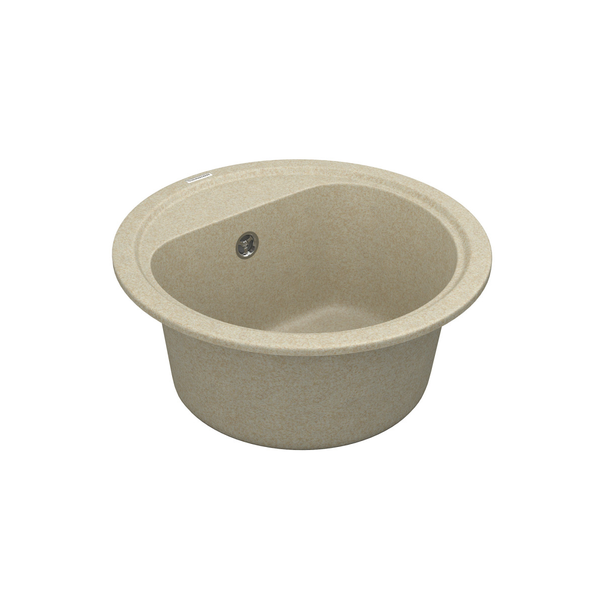 Keuken spoelbak VANKOR Lira LMR 01.44 Beige + sifon VANKOR