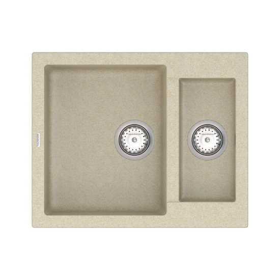Keuken spoelbak VANKOR Orman OMP 03.61 Beige + sifon VANKOR
