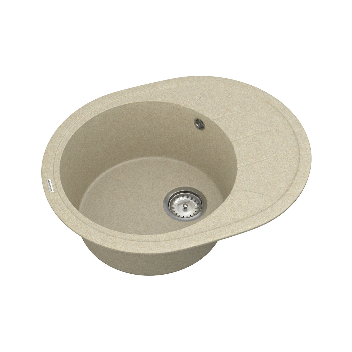 Keuken spoelbak VANKOR Sity SMO 02.61 Beige + sifon VANKOR