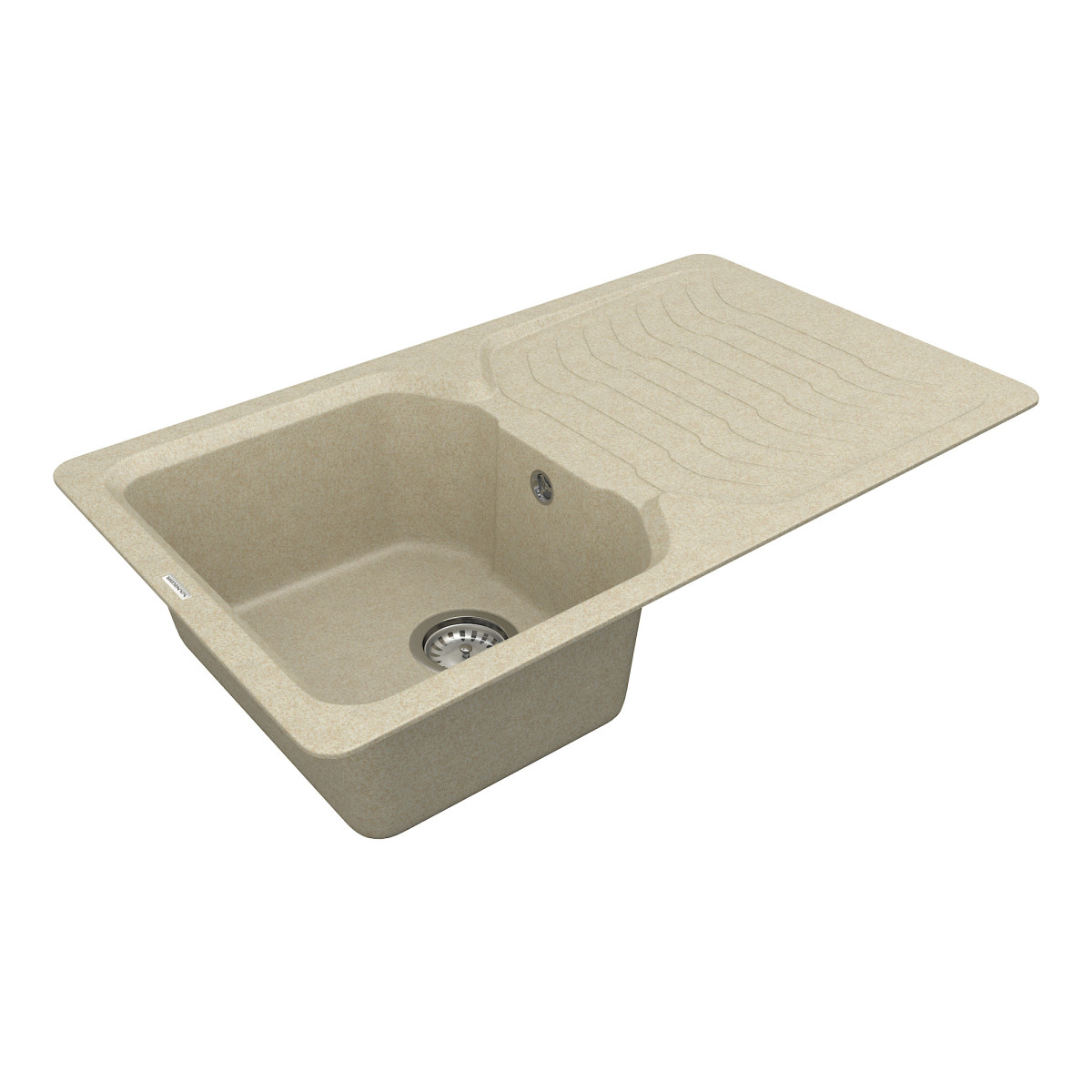 Keuken spoelbak VANKOR Sigma SMP 02.85 Beige + sifon VANKOR