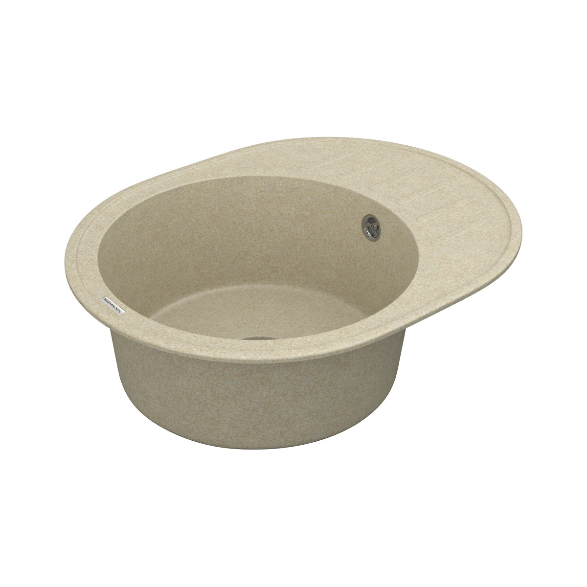 Spoelbak VANKOR Lira LMO 02.57 Beige + sifon VANKOR