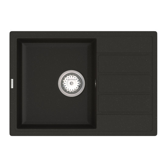 Keuken spoelbak VANKOR Easy EMP 02.62 Zwart + sifon VANKOR