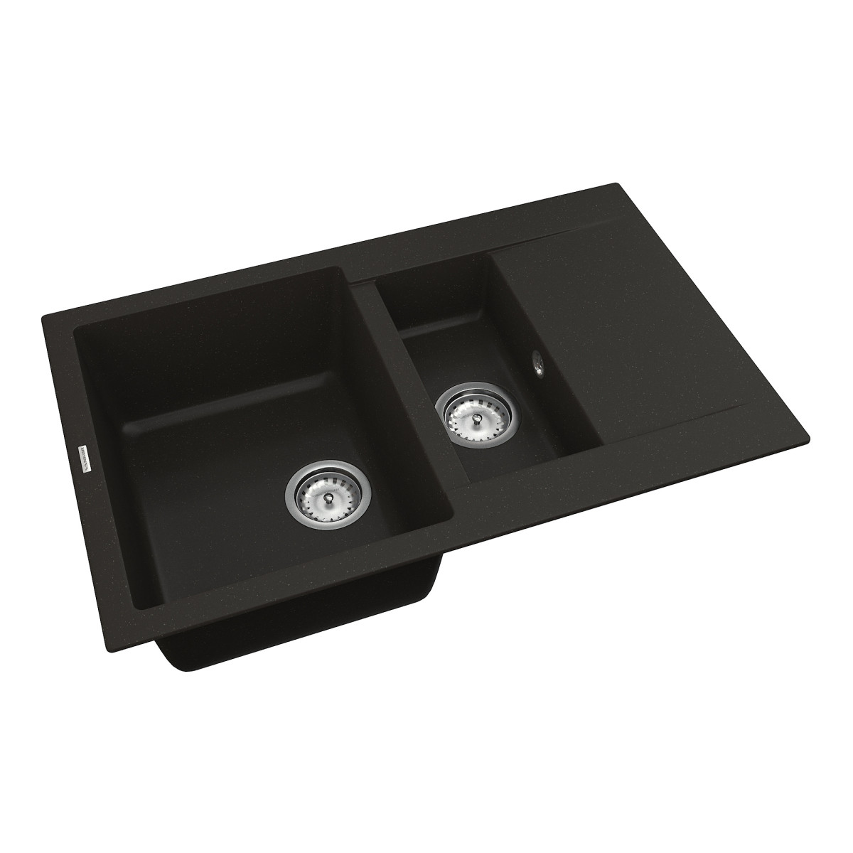 Keuken spoelbak VANKOR Orman OMP 04.80 Zwart + sifon VANKOR