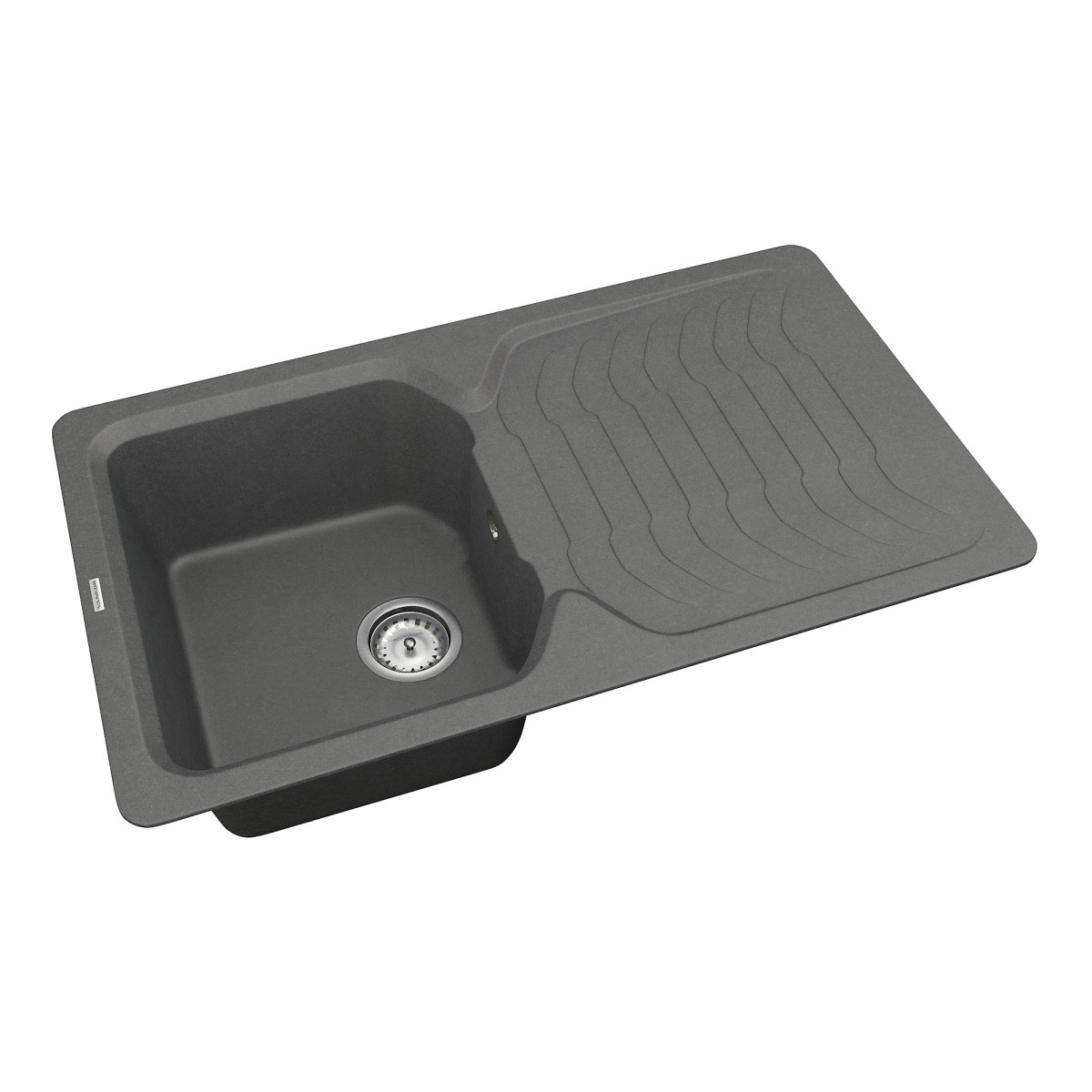 Keuken spoelbak VANKOR Sigma SMP 02.85 Grijs + sifon VANKOR