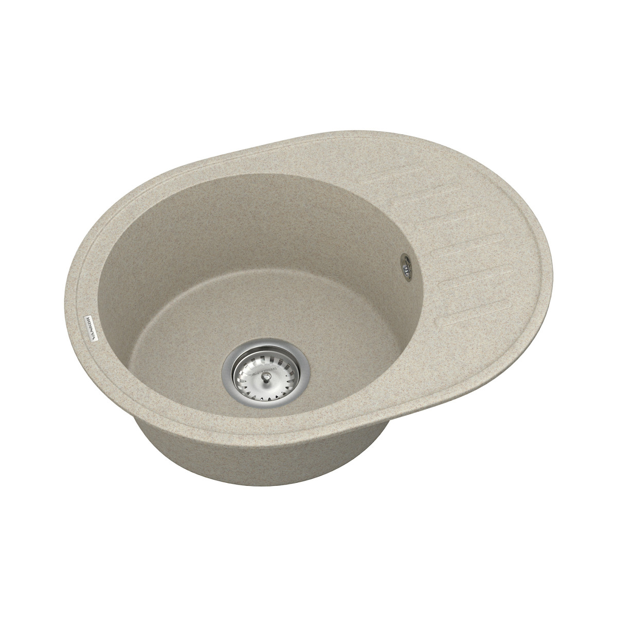 Spoelbak VANKOR Lira LMO 02.57 Terra + sifon VANKOR