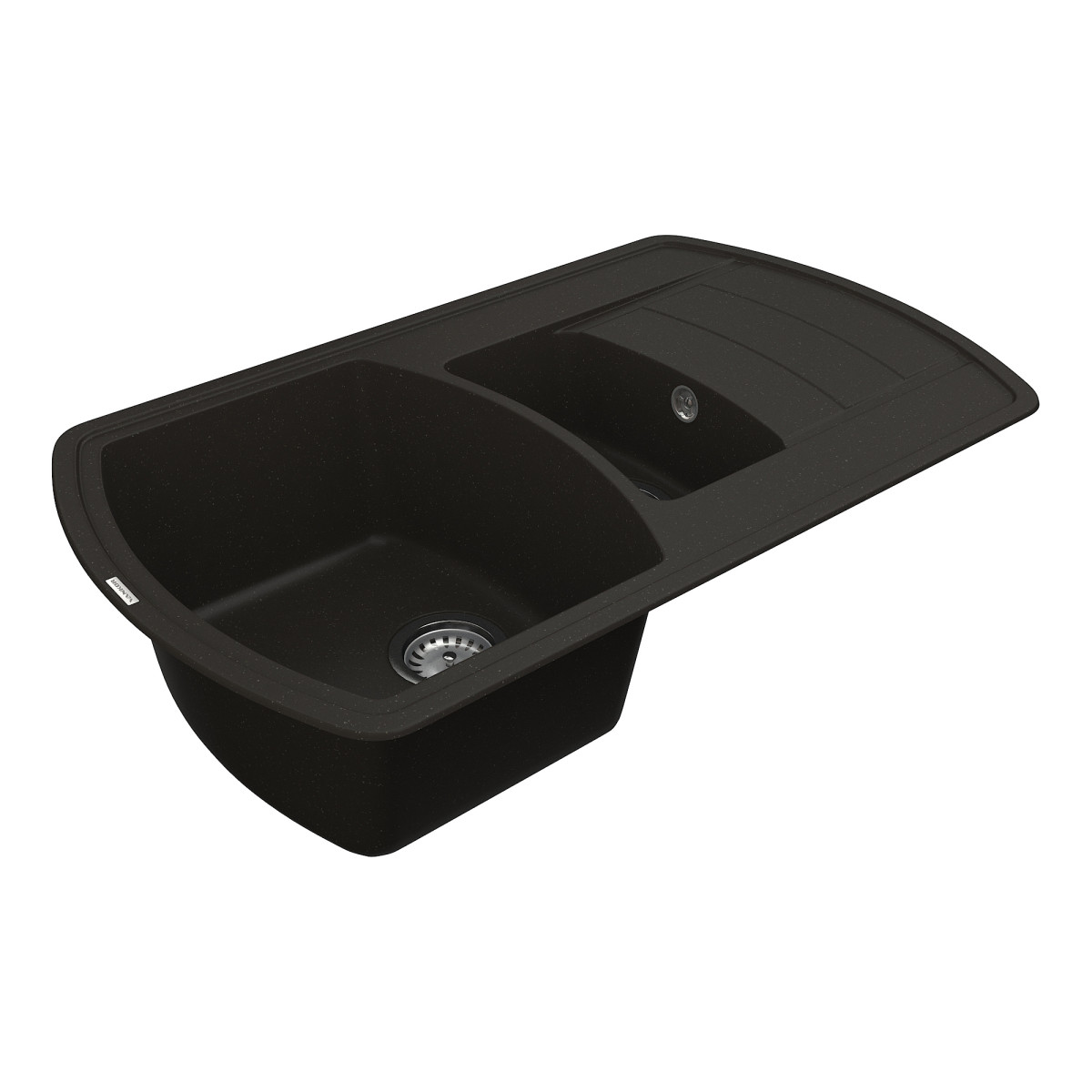Keuken spoelbak VANKOR Norton NMP 04.86 Zwart + sifon VANKOR