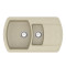 Keuken spoelbak VANKOR Norton NMP 04.86 Beige + sifon VANKOR