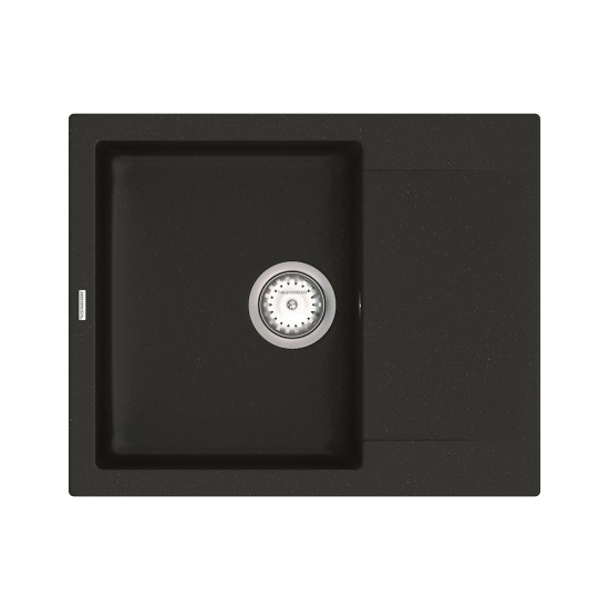 Keuken spoelbak VANKOR Orman OMP 02.61 Zwart + sifon VANKOR