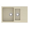 Keuken spoelbak VANKOR Orman OMP 04.80 Beige + sifon VANKOR