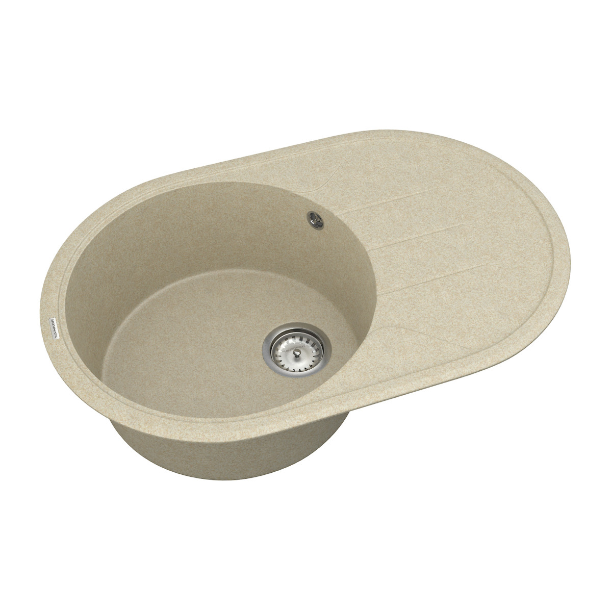 Keuken spoelbak VANKOR Sity SMO 02.78 Beige + sifon VANKOR