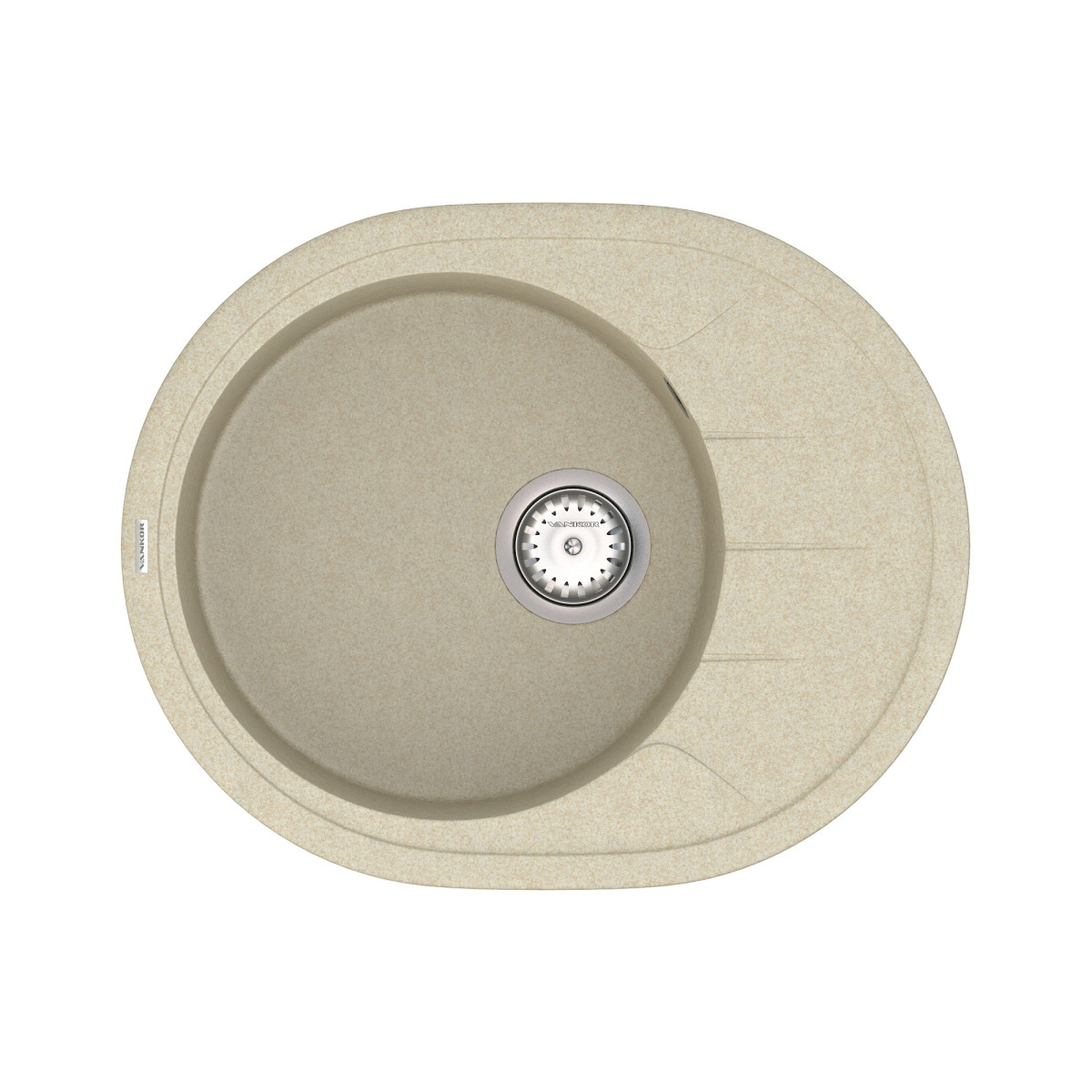 Keuken spoelbak VANKOR Sity SMO 02.61 Beige + sifon VANKOR