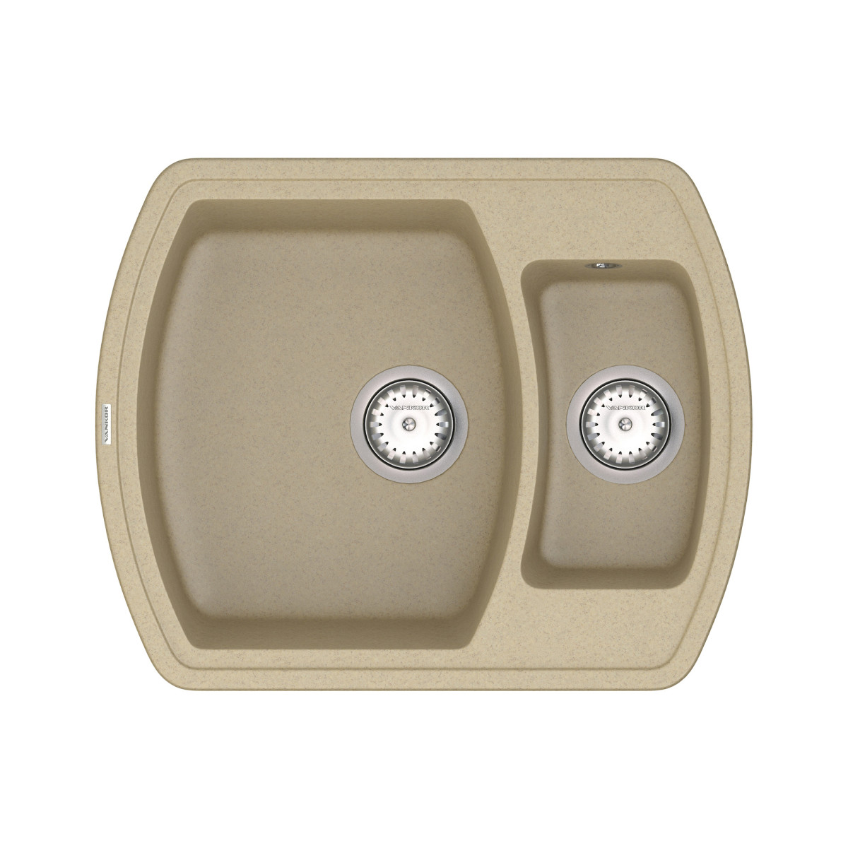 Keuken spoelbak VANKOR Norton NMP 03.63 Safari + sifon VANKOR