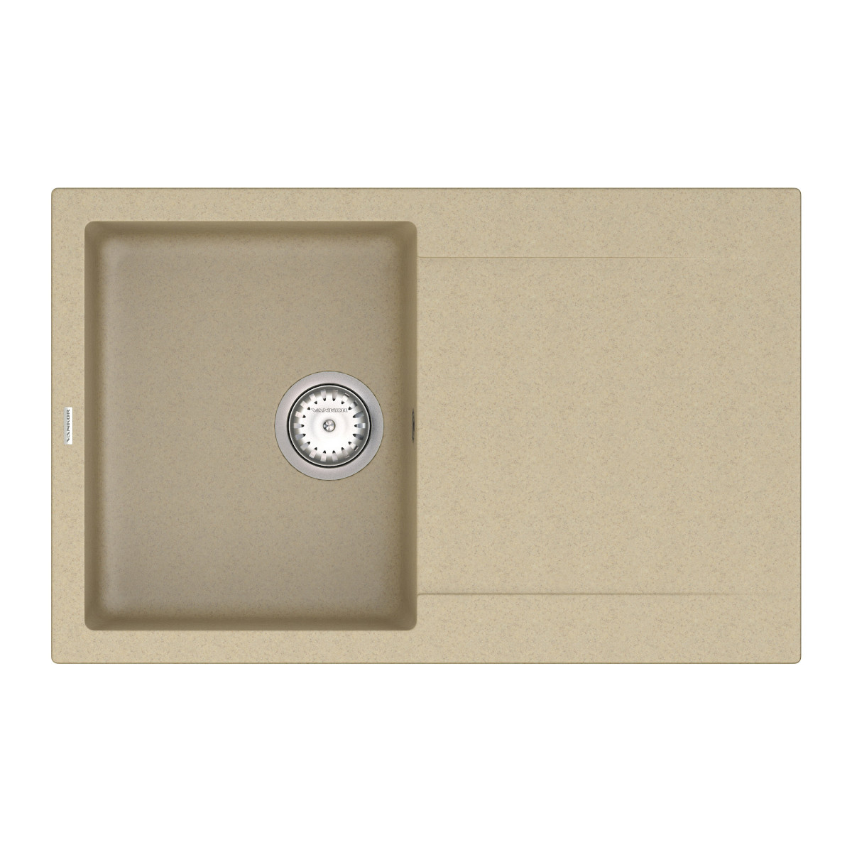 Keuken spoelbak VANKOR Orman OMP 02.78 Safari + sifon VANKOR