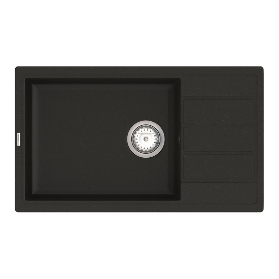 Keuken spoelbak VANKOR Easy EMP 02.76 XL Zwart + sifon VANKOR