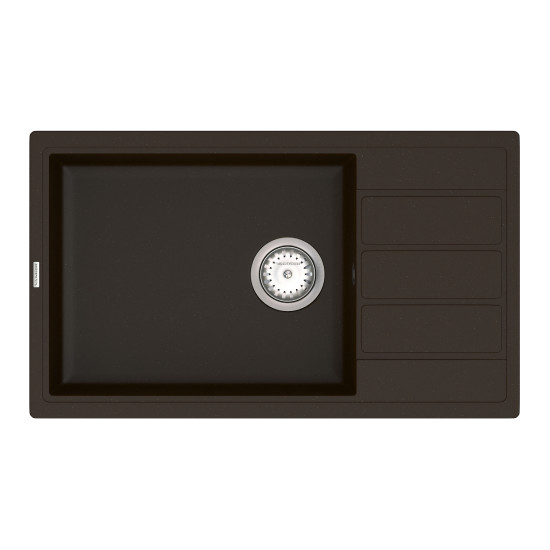 Keuken spoelbak VANKOR Easy EMP 02.76 XL Chocolade + sifon VANKOR