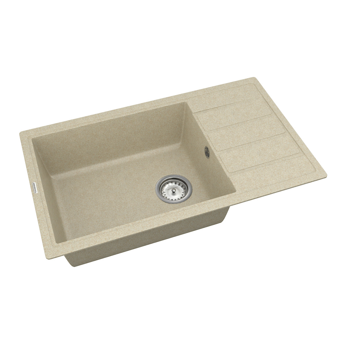 Keuken spoelbak VANKOR Easy EMP 02.76 XL Beige + sifon VANKOR
