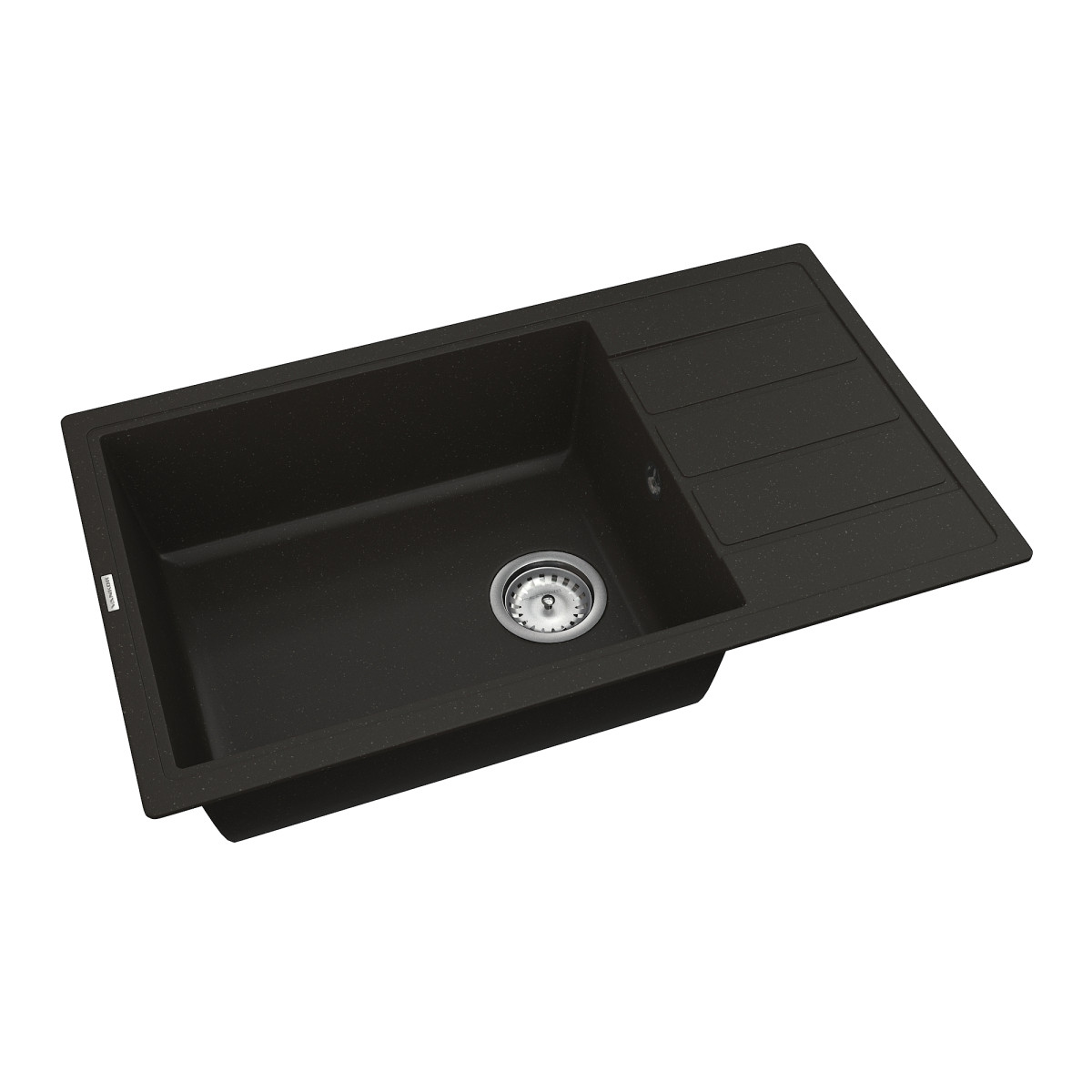 Keuken spoelbak VANKOR Easy EMP 02.76 XL Zwart + sifon VANKOR