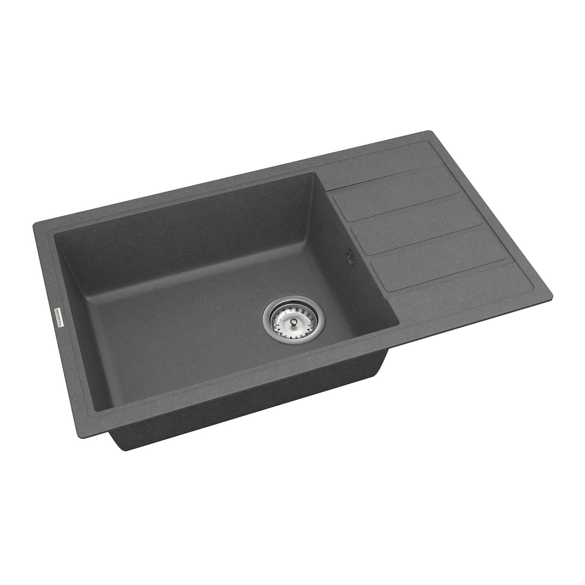 Keuken spoelbak VANKOR Easy EMP 02.76 XL Grijs + sifon VANKOR