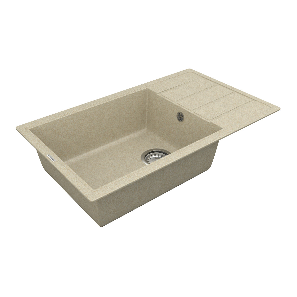 Keuken spoelbak VANKOR Easy EMP 02.76 XL Beige + sifon VANKOR