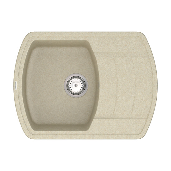 Keuken spoelbak VANKOR Norton NMP 02.67 Beige + sifon VANKOR