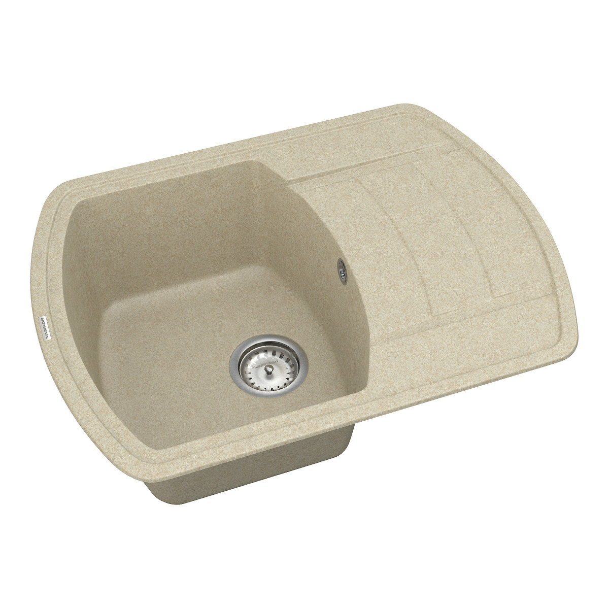 Keuken spoelbak VANKOR Norton NMP 02.67 Beige + sifon VANKOR