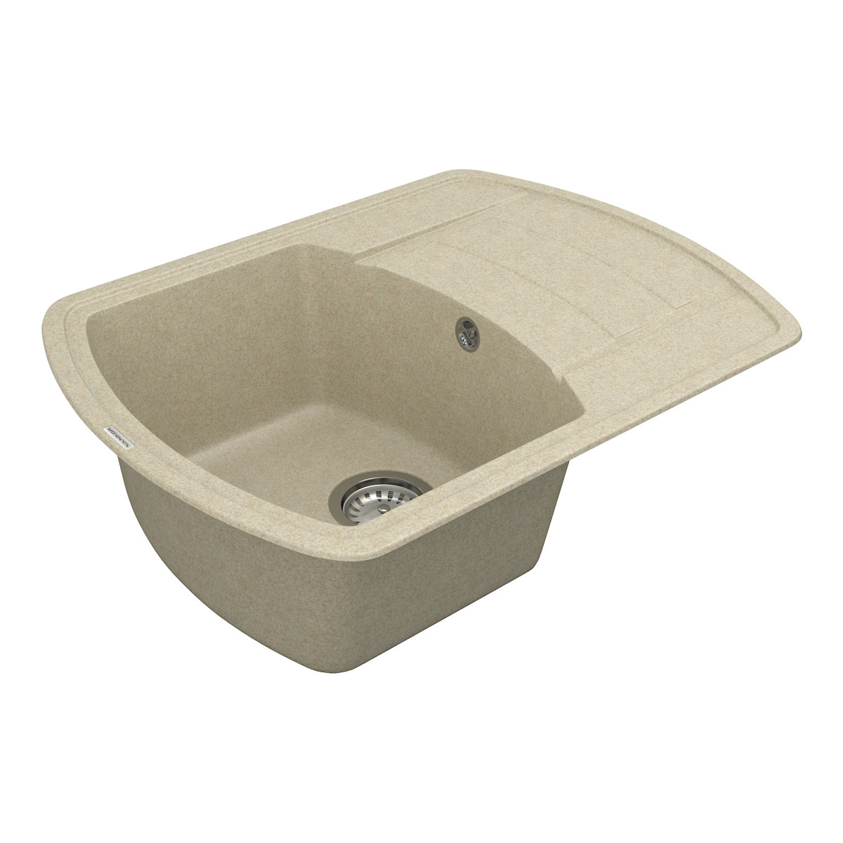 Keuken spoelbak VANKOR Norton NMP 02.67 Beige + sifon VANKOR