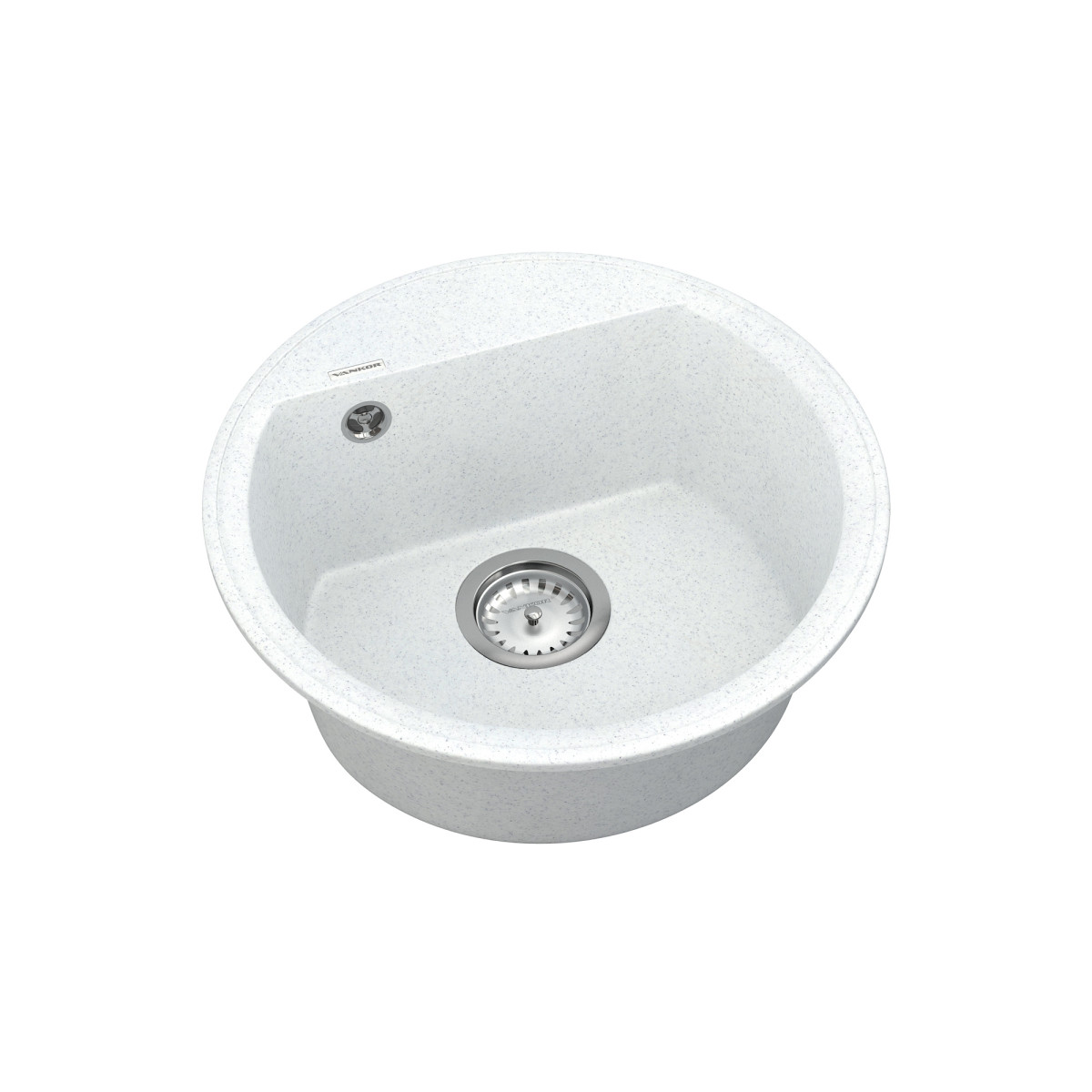 Keuken spoelbak VANKOR Easy EMR 01.45 Witte steen + sifon VANKOR