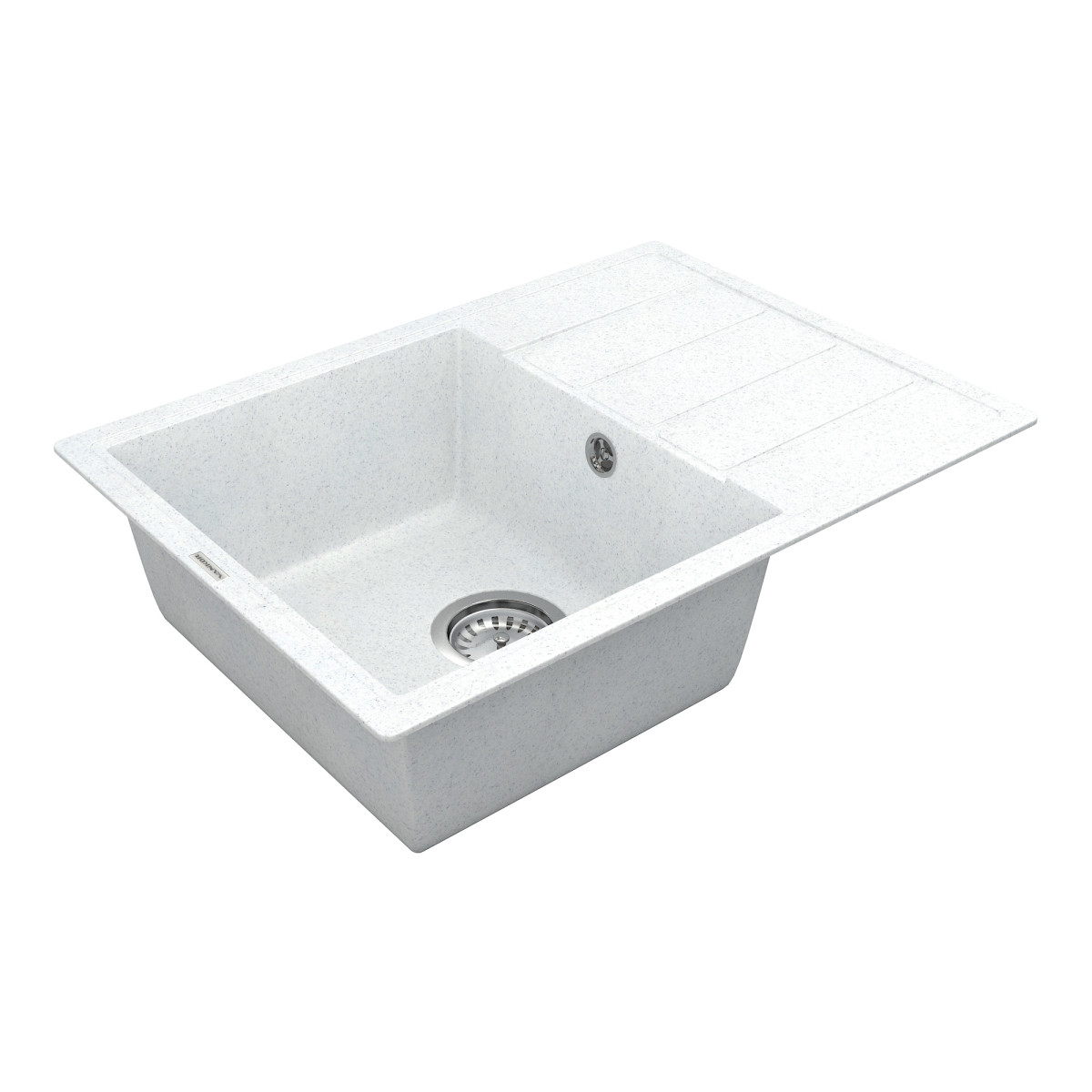 Keuken spoelbak VANKOR Easy EMP 02.62 Witte steen + sifon VANKOR