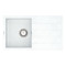 Keuken spoelbak VANKOR Easy EMP 02.76 Witte steen + sifon VANKOR