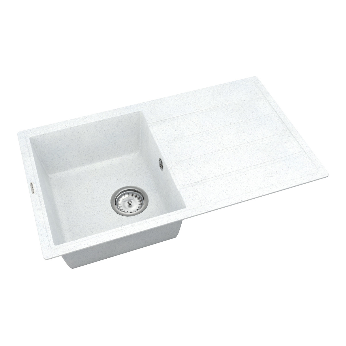 Keuken spoelbak VANKOR Easy EMP 02.76 Witte steen + sifon VANKOR
