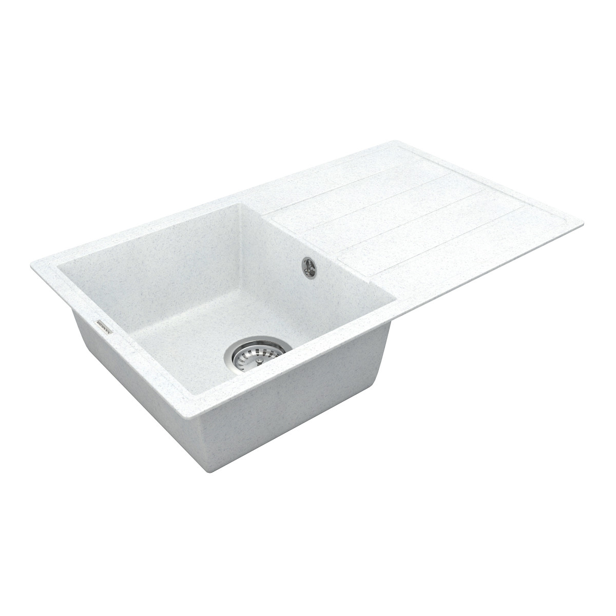 Keuken spoelbak VANKOR Easy EMP 02.76 Witte steen + sifon VANKOR