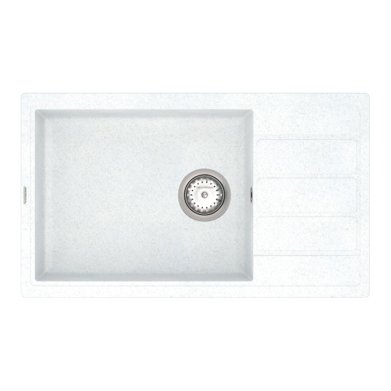 Keuken spoelbak VANKOR Easy EMP 02.76 XL Witte steen + sifon VANKOR
