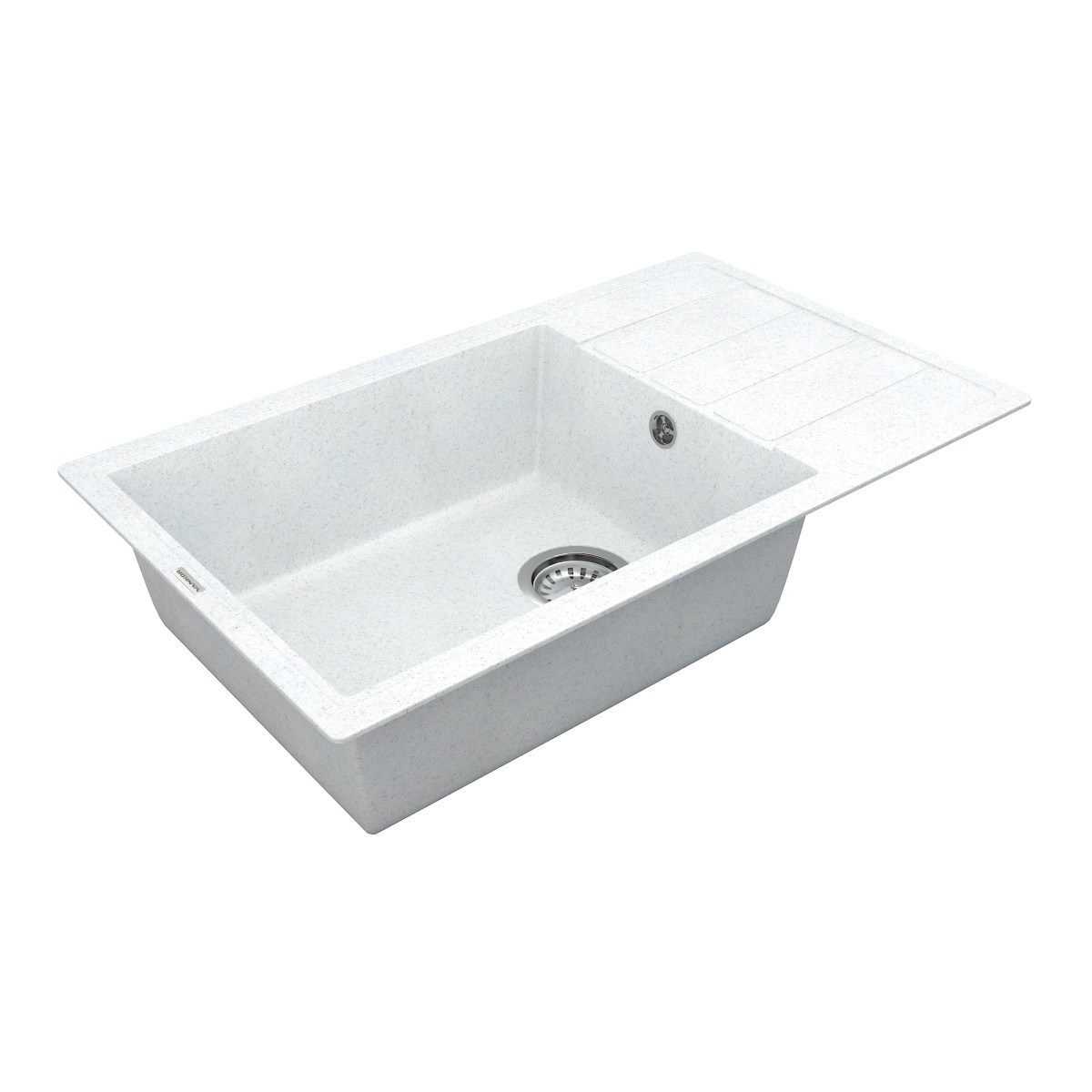 Keuken spoelbak VANKOR Easy EMP 02.76 XL Witte steen + sifon VANKOR