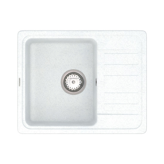 Keuken spoelbak VANKOR Hope HMP 02.57 Witte steen + sifon VANKOR