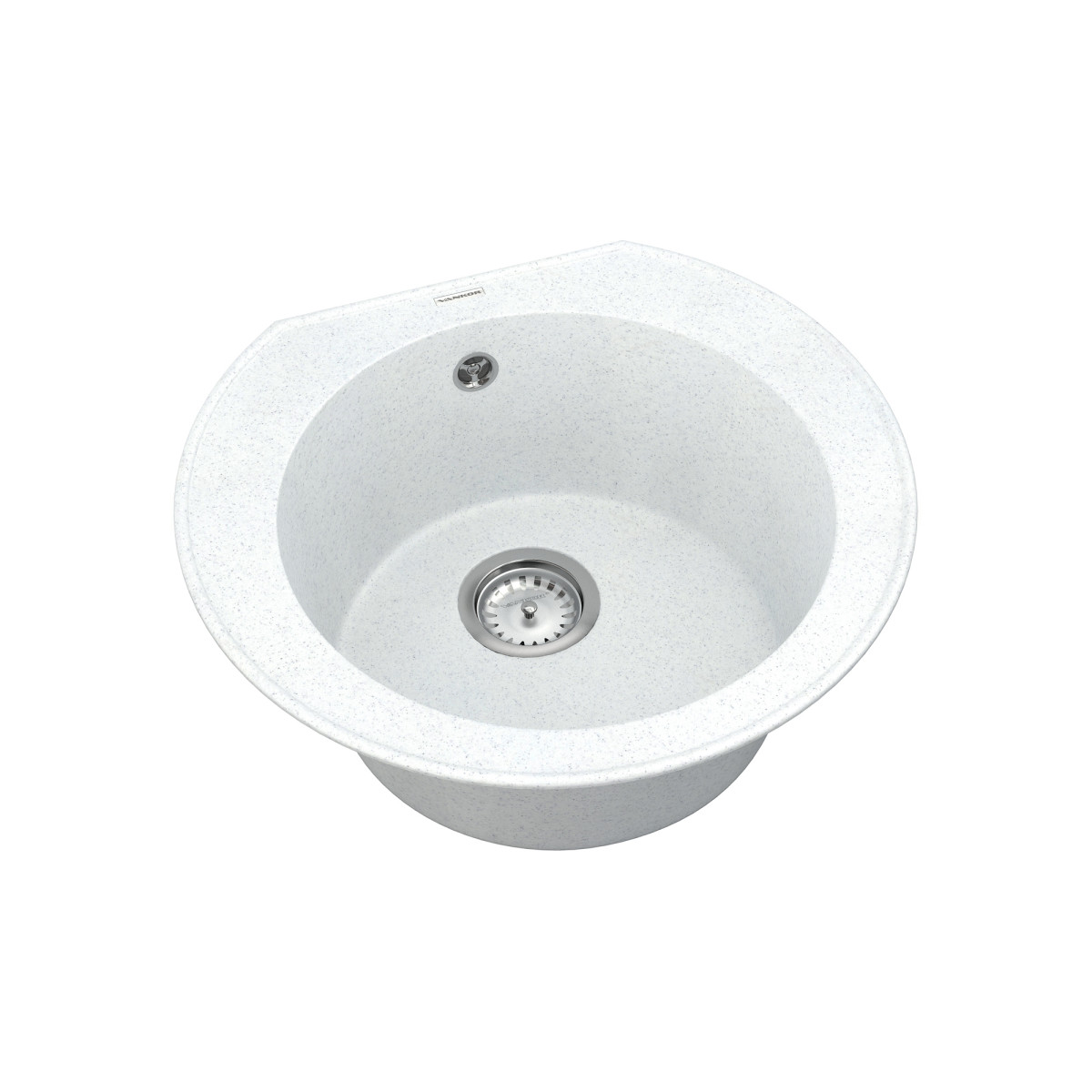 Keuken spoelbak VANKOR Kres KMR 01.52 Witte steen + sifon VANKOR