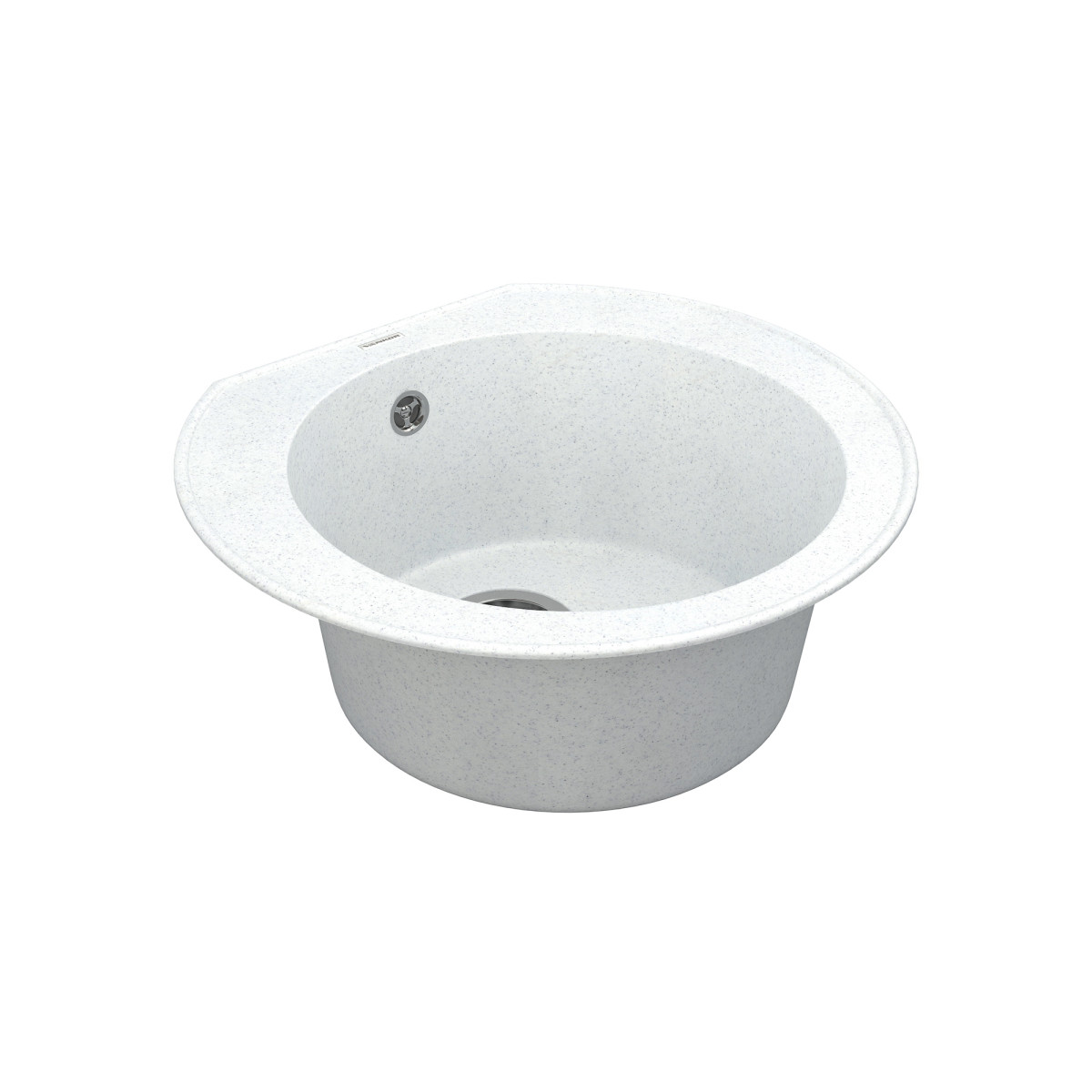 Keuken spoelbak VANKOR Kres KMR 01.52 Witte steen + sifon VANKOR
