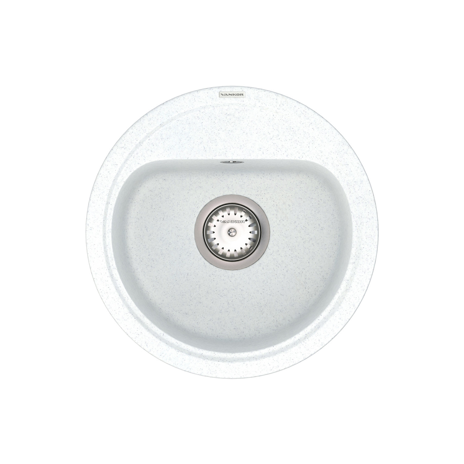 Keuken spoelbak VANKOR Lira LMR 01.44 Witte steen + sifon VANKOR Keuken spoelbak VANKOR Lira LMR 01.44 Witte steen + sifon VANKOR