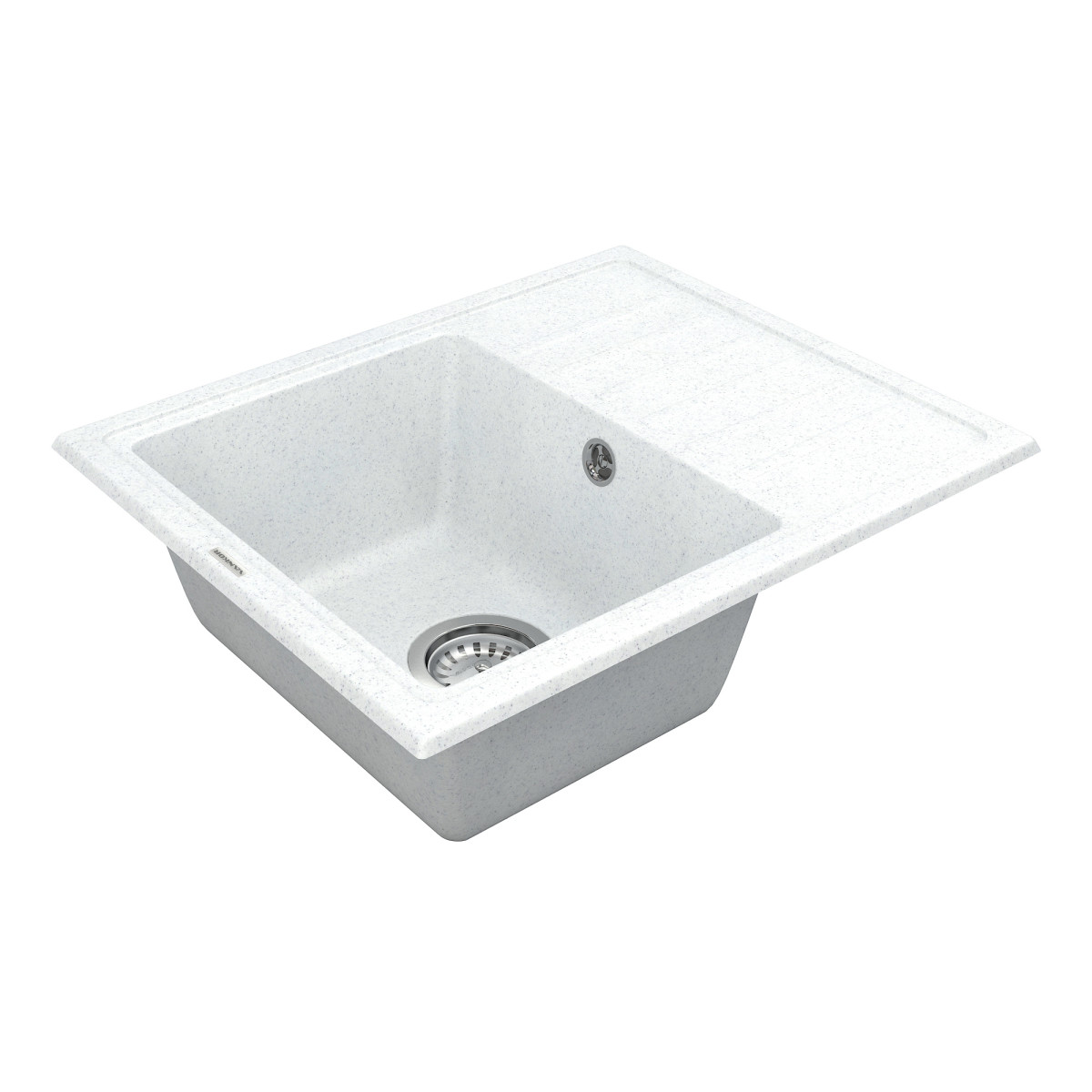 Keuken spoelbak VANKOR Lira LMP 02.55 Witte steen + sifon VANKOR