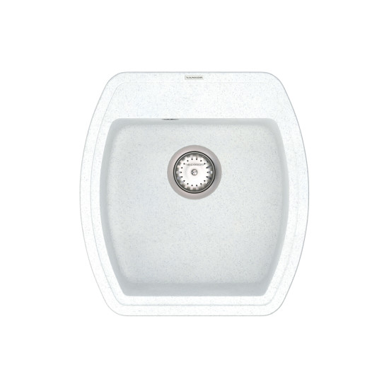 Keuken spoelbak VANKOR Norton NMP 01.48 Witte steen + sifon VANKOR