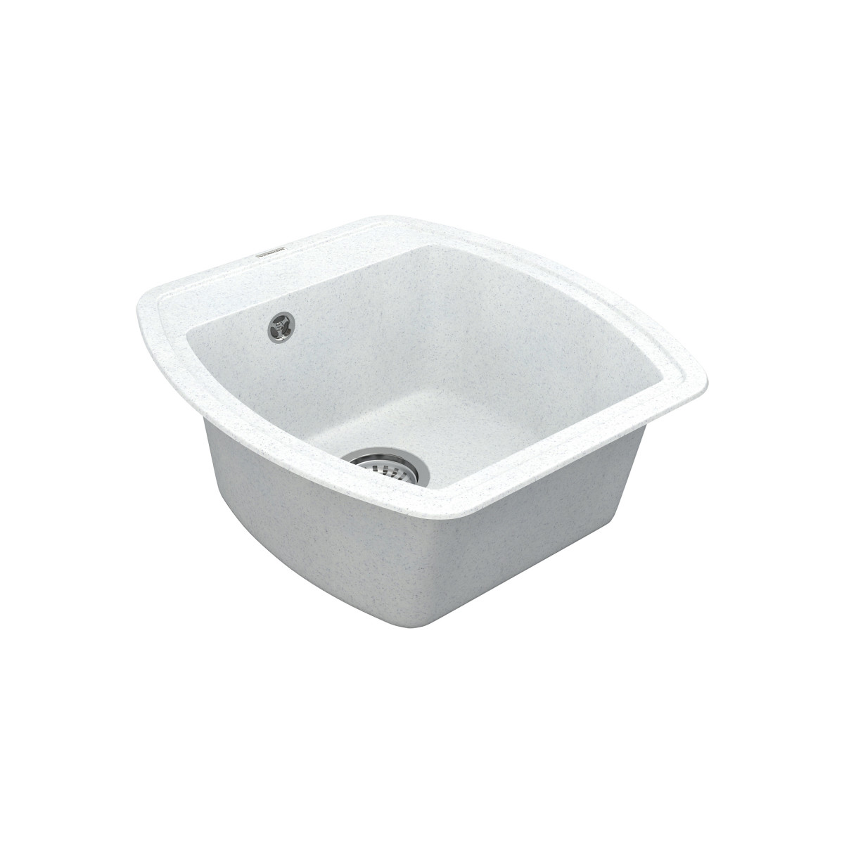 Keuken spoelbak VANKOR Norton NMP 01.48 Witte steen + sifon VANKOR