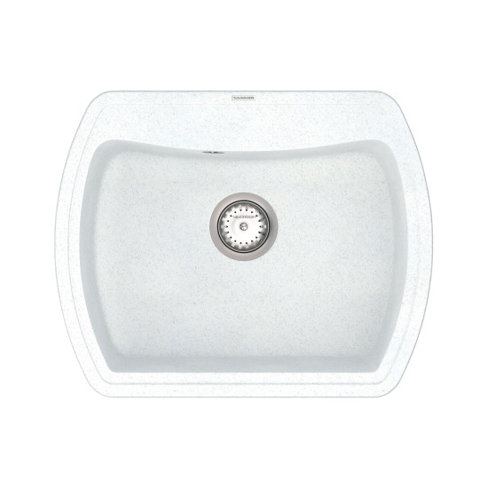 Keuken spoelbak VANKOR Norton NMP 01.63 Witte steen + sifon VANKOR