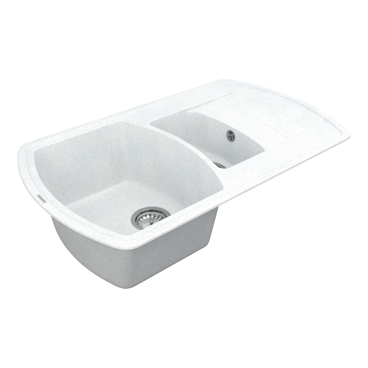 Keuken spoelbak VANKOR Norton NMP 04.86 Witte steen + sifon VANKOR