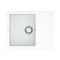 Keuken spoelbak VANKOR Orman OMP 02.61 Witte steen + sifon VANKOR