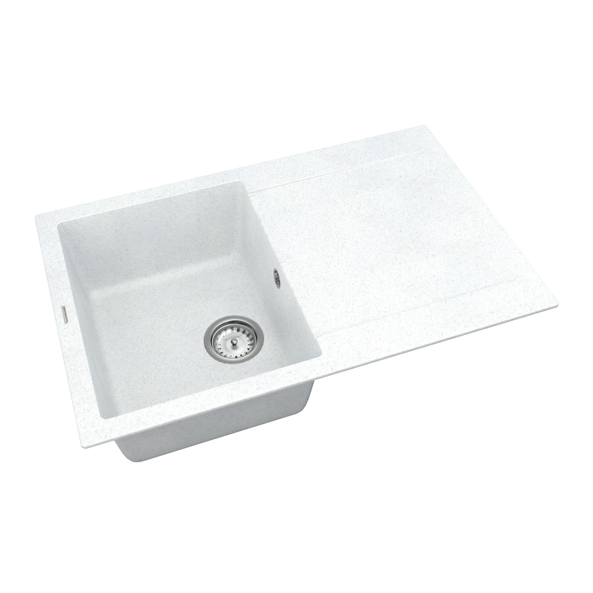 Keuken spoelbak VANKOR Orman OMP 02.78 Witte steen + sifon VANKOR