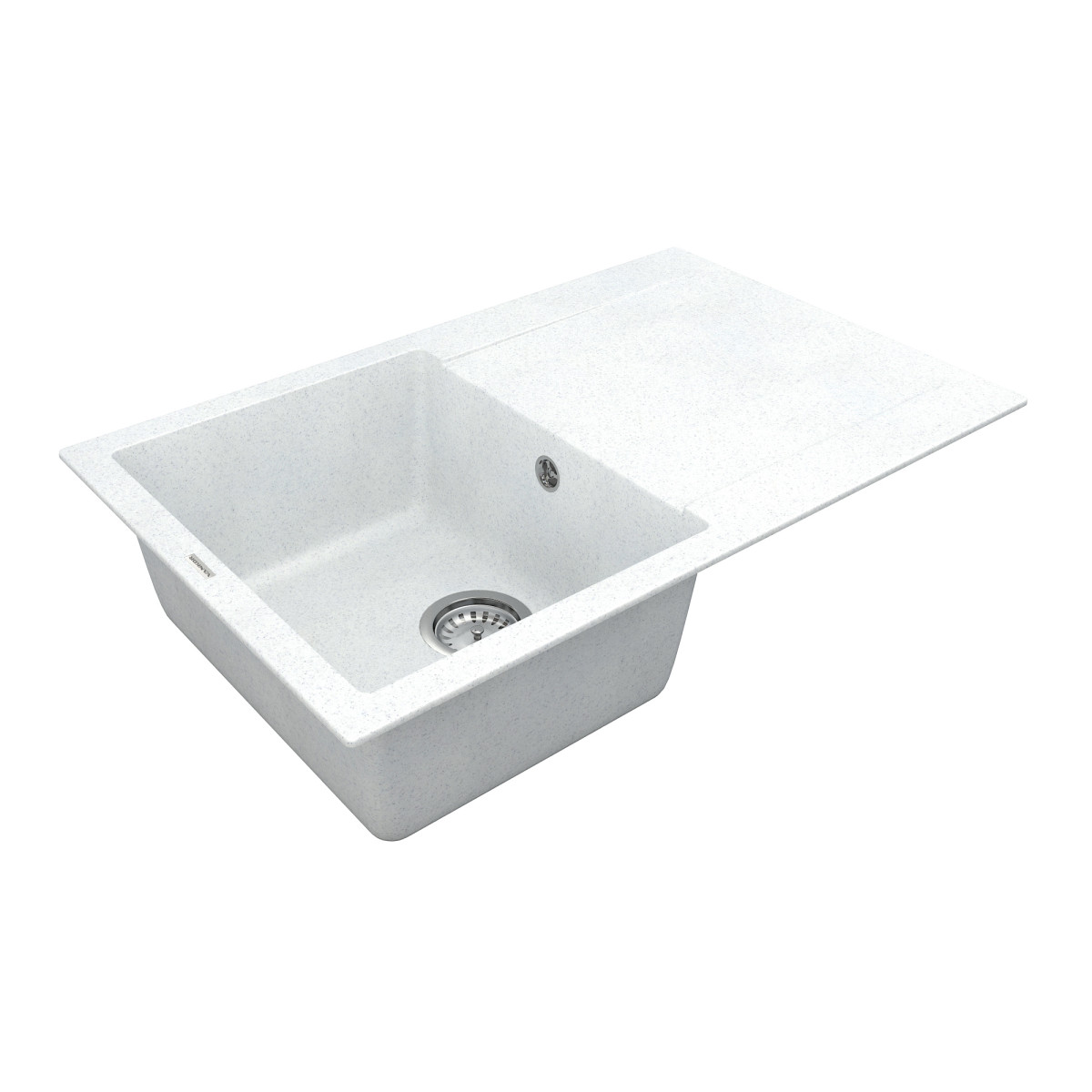 Keuken spoelbak VANKOR Orman OMP 02.78 Witte steen + sifon VANKOR